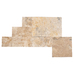 Travertine Tumbled Country Classic Tile French Pattern 12mm